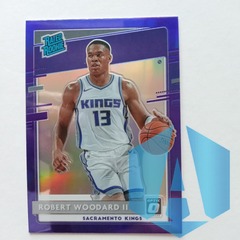 2020-21 Donruss Optic Rated Rookie Purple Prizm Robert Woodard II #187